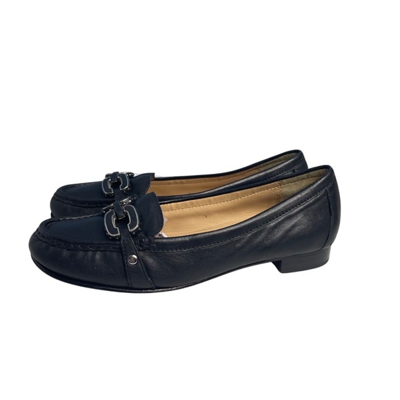 Coach Ella signature soft calf leather black loafer, size 7 B with box - Picture 3 of 12